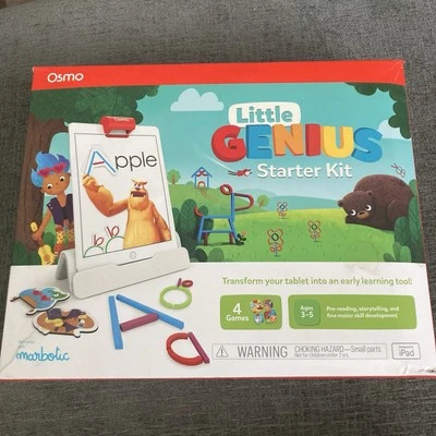Osmo Little Genius Starter Kit Para Ipad TOTALMENTE NUEVO Caja Abierta Foto 1 de 4