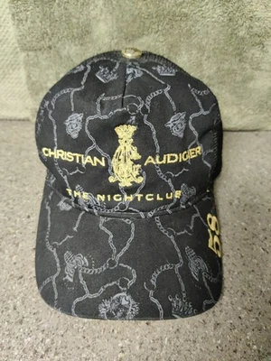 Christian Audigier Black & Gold leaf Snapback Hat from "the Night Club" in vegas - Image 1 of 4
