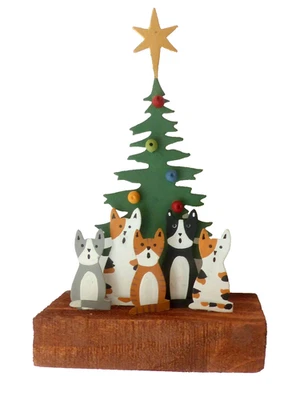 Cats Singing Carols Shoeless Joe Christmas Decoration