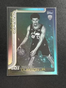 2025-26 Topps Walter Clayton Jr. Rookie RC Blackout Parallel - Bild 1 von 2