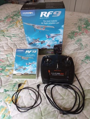 Simulador de vuelo RealFlight RFL1100 RF9 RC con controlador Spektrum Interlink-DX Foto 1 de 4