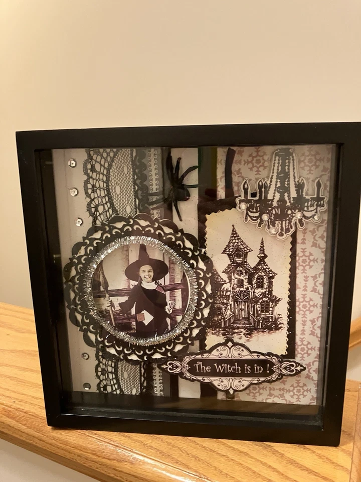 shadow box wall art Halloween Theme Frame For Picture 8.5 X 8.5 - Image 1 of 1