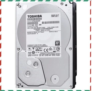 Toshiba 2TB DT01ACA200 7200RPM 64MB SATA 6Gb/s 3.5" Internal Desktop HDD PC CCTV - Picture 1 of 4