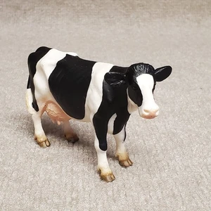 Schleich Germany - 2000 Black And White Holstein Dairy Cow Toy Figure Retired - Picture 1 of 6