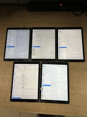 lot 5 Apple iPad Pro 12.9" (A1671) – 256 Go – Wi-Fi + 4G – Écran intact, tactile - Image 1 of 4