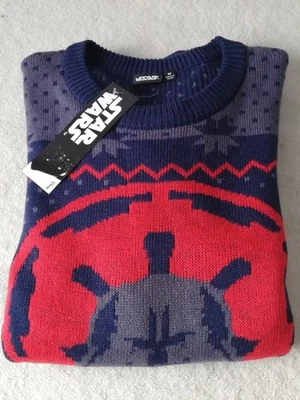 Star Wars Navi Medium Ugly Christmas Sweater Men's. - Image 1 of 4