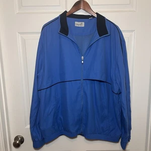 Ashworth Weather Systems Men's XL Jacket Blue Lined Performance Technology Golf - Picture 1 of 7