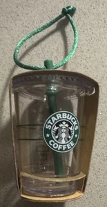Starbucks Cold Cup Decorazione Albero di Natale Decorazione Tazza Froide 2010 - Foto 1 di 6