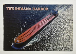 The Indiana Harbor One of the Largest Ships on the Great Lakes Postcard Posted - Picture 1 of 6