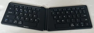 Targus AKF003 Black Wireless Bluetooth USB Ergonomic QWERTY Foldable Keyboard - Foto 1 di 4