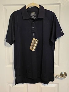 Blackhawk! Performance Athletic Polo Mens Medium Navy Color Short Sleeve Casual - Picture 1 of 5