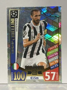 Giorgio Chiellini 100 Club XI Match Attax 2017-2018 Juventus 17/18 Hundred # 422 - Picture 1 of 8