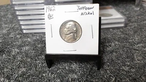 1962 P BU UNC Jefferson Nickel - Picture 1 of 2