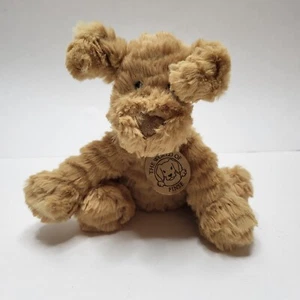 Juguete de peluche de 7" Jellycat Dog Fuddlewuddle cachorro marrón bronceado World of Finse - Imagen 1 de 13