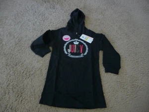 NEW NWT girls 4/5 Juicy Couture sequin sweatshirt hooded dress  - Picture 1 of 2