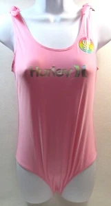 Traje de baño Hurley de una pieza para niña talla XL rosa UPF 50+ nuevo - Imagen 1 de 9