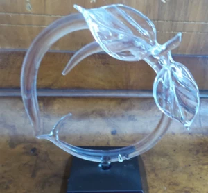 Beautiful Godo Frabel "Motion" sculpture A GLASS PEACH Atlanta studio - Picture 1 of 5