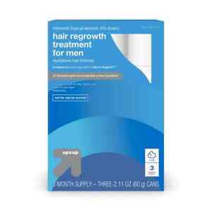 Up & Up Hair Regrowth Treatment Men 3 Month Supply Topical exp 5/25 Great Price!