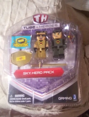 Figuras de acción Tube Heroes 2,75 pulgadas - Sky Hero Pack NUEVO Foto 1 de 2