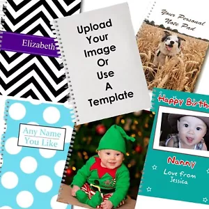 Personalised Notebook A5 or A6 Notepads - Journal - Christmas - Birthday Wedding - Picture 1 of 5