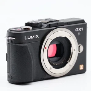 Panasonic LUMIX DMC-GX1-K Mirrorless SLR Camera Black Japanese Language NearMint - Picture 1 of 5