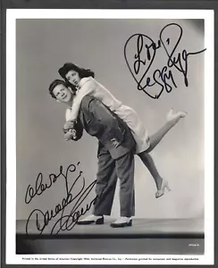 Peggy Ryan y Donald O'Connor - Foto autógrafa firmada - This is the Life - Imagen 1 de 1