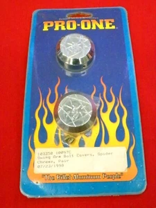 Pro-One 86-99 Harley-Davidson Swing Arm Bolt Cover Caps - Bild 1 von 2