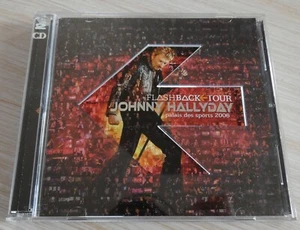 2 CD ALBUM LIVE FLASHBACK TOUR PALAIS DES SPORT JOHNNY HALLYDAY 28 TITEL 2006 - Bild 1 von 3
