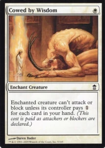 4X COWED BY WISDOM WHITE SAVIORS OF KAMIGAWA MTG MAGIC NM X4 (yourdeckbuilder) - Picture 1 of 1