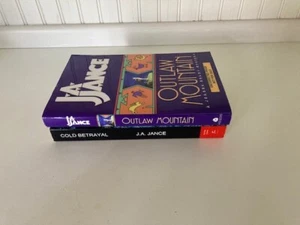 J.A. Jance lot: Cold Betrayal & Outlaw Mountain Advance Uncorrected Proofs/ARCs - Picture 1 of 10