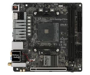 ASRock X470 Gaming-ITX/ac Motherboard AMD X470 socketAM4 DDR4 M.2 Mini-ITX Ryzen - Bild 1 von 4