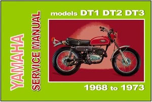 YAMAHA Workshop Manual DT1 DT1F DT2 DT3 DT250 1971 1972 & 1973 Service & Repair - Picture 1 of 5