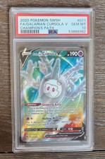 PSA 10 GEM MINT Galarian Cursola V 071/073 Champion’s Path Full Art Pokémon 2020