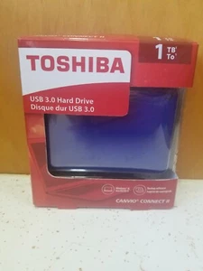 Toshiba Canvio Connect II 1 TB USB 3.0 Hard Drive - Picture 1 of 2