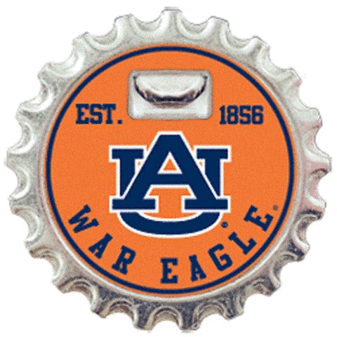 Auburn University War Eagle Magnetic Bottle Opener Licensed NCAA College Cover