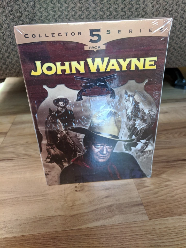 Vintage John Wayne Collector 5 Pack Series VHS Set Tapes New & Sealed - Image 1 of 3