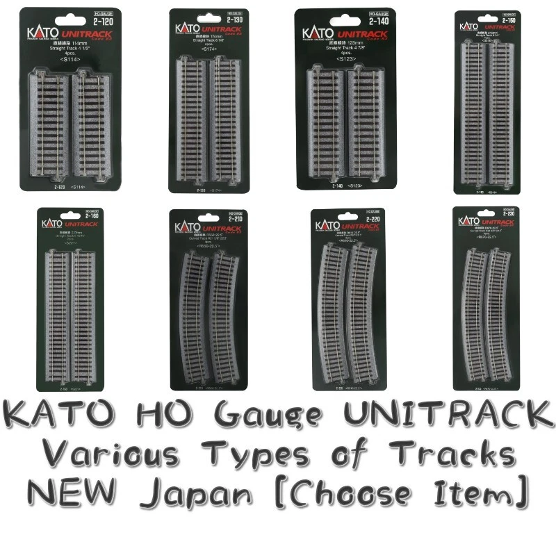 KATO HO Gauge UNITRACK  / Various Types of Tracks (Choose Item) NEW - Image 1 of 1