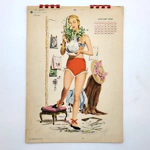 The Special Esquire Girl Pinup Calendario 1947 (11 mesi) pin-up - Foto 1 di 3