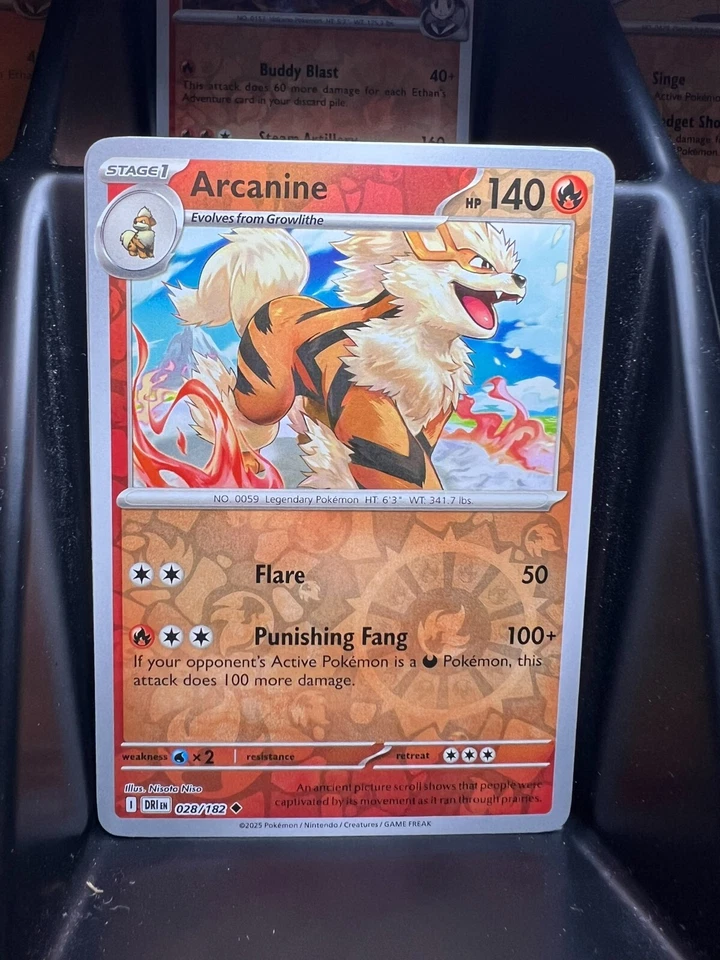 Arcanine (Reverse Holo) - 028/182 - Destined Rivals - Image 1 of 1