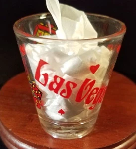 Collectible Barware Shot Glass Las Vegas Nevada  - Picture 1 of 3
