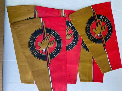 Lot of 4 19-inch NASCAR Winston Cup Wind Socks, CSI vintage new old stock 1995 Cover