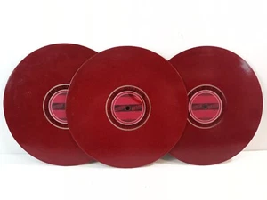 3 BLANK Recordio Disc Wilcox-Gay RED Home Records NOS Unrecorded - Picture 1 of 9
