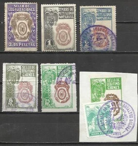 605- COLECCION FISCALES ESPAÑA COLEGIO NOTARIAL,LEGITIMACIONES,LEGALIZACIONES. - Picture 1 of 1