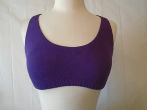 Women Andreas Cahling Purple Racerback Sports Bra Size Large - Picture 1 of 6