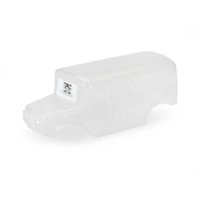 Corpo de ônibus escolar Pro-Line Racing pré-cortado transparente para ARRMA Gorgon/Quake GROM - Imagem 1 de 3
