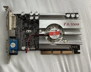 Nvidia GeForce FX5500 256M DDR Vga Graphics Card - Picture 1 of 2