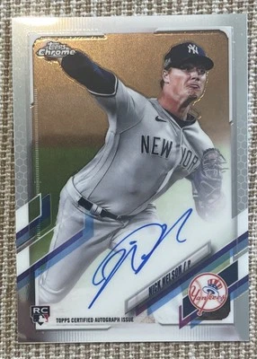 2021 Topps Chrome - Rookie Autographs Nick Nelson #RA-NNE (AU, RC) - Image 1 of 2