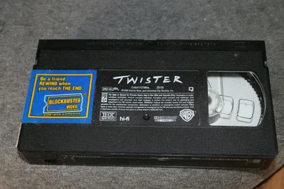 Twister 1996 Blockbuster VHS Former Rental Copy Bill Paxton Foto 1 de 4