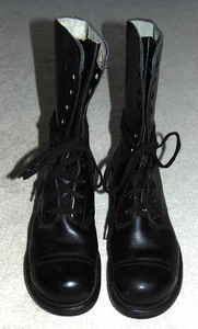 VINTAGE ENDICOTT JOHNSON DATED 1960 COMBAT BOOTS 9 1/2 R - Picture 1 of 8