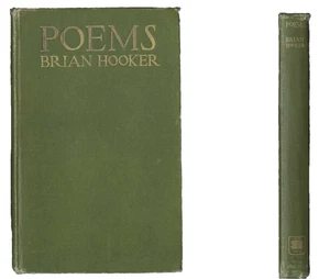 William Brian Hooker signed 1915 antique Poems poetry lyrics 1st Printing Yale - Picture 1 of 11